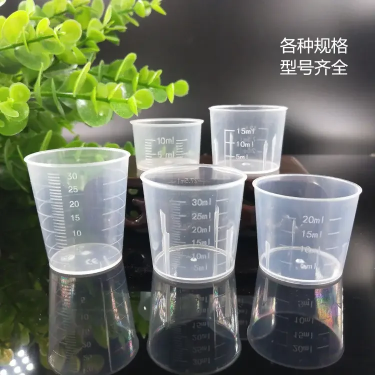 10ml to 30ml Plastic Measuring Cups with Scale PP Material Medicine and  Laboratory Cups for Kitchen Mixing Use