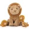 Ensemble Bébé de lion de mère