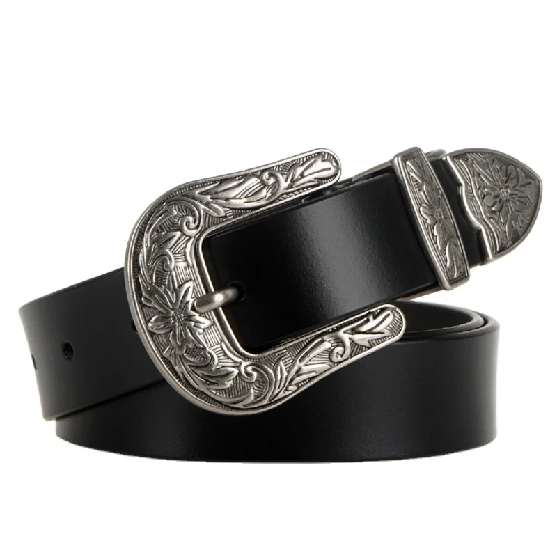 Pin Jeans Designer Leather Belt 
