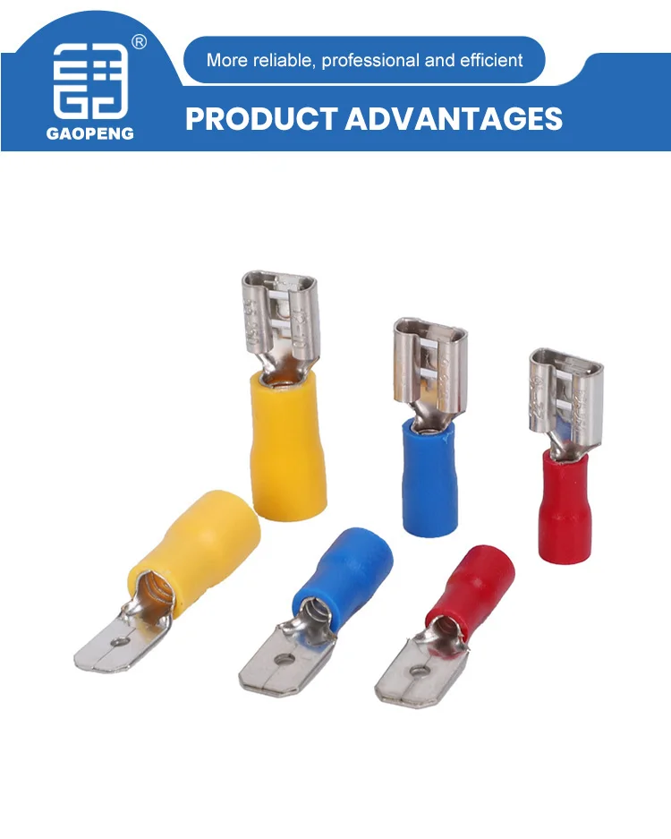 Factory Report Red Male Mdd1.25250 Spade Pvc Terminals Insulated Crimp