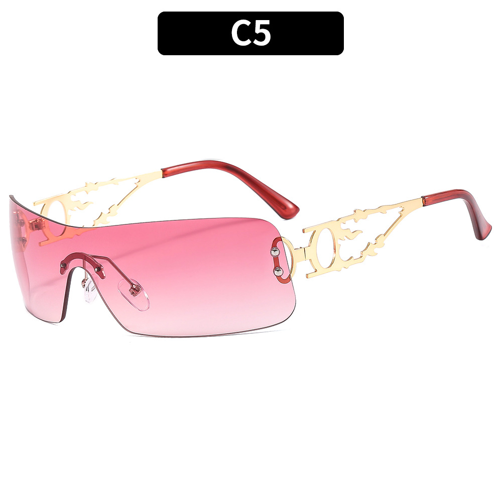 【新品未開封】Vandy The Pink Classic Sunglasses Punk One Piece Y2k Sunglasses - Star New Luxury Brand