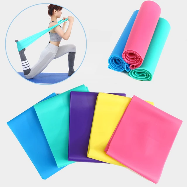 Yoga Pull Rope Fitness Equipment Pull Strap Stretching Resistance Latex Tension Resistance Bands Yoga Straps