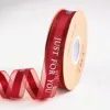 Wine red ribbon 2.5CM wide, size 45