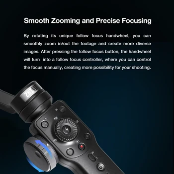 ZHIYUN Smooth 4 3-Axis Gimbal Phone Handheld Stabilizer for Smartphones iPhone XS 11 HUAWEI Xiaomi Samsung Live Stream/vlog product image