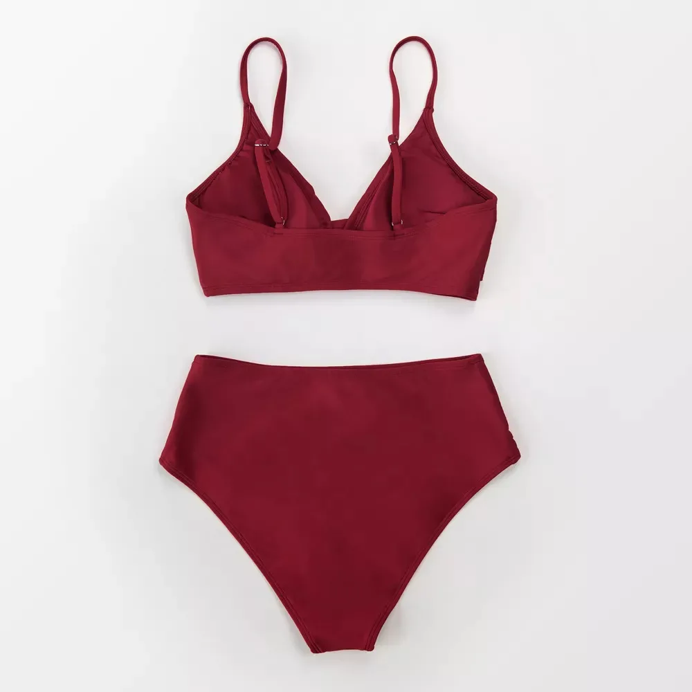 OEM Brand Name Wholesale Swimsuits Red