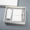 White cup+notebook+pen 3pcs set