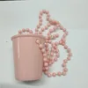 Collar de vasos de chupito rosa