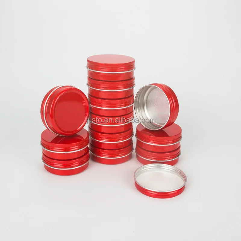60-Pack 32oz Round Aluminum Jars With Screw Lids – Double Lined, Silver, Stackable