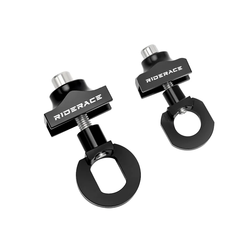RIDERACE Bike Chain Tensioners Adjuster Bicycle Tensioner Fastener Bolt for Tool Aluminum Alloy Single Speed Adjuster Regulator