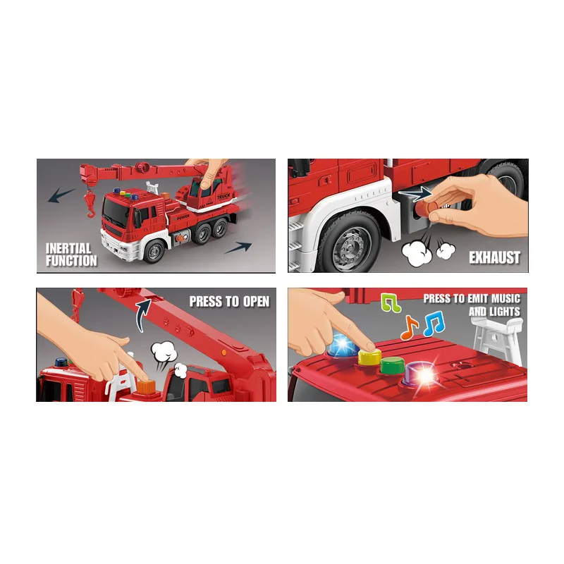 Source Jouet camion de pompiers EPT, 15 cm, qualité supérieure, figurine,  véhicule de sauvetage, camion de pompiers, jouet pour garçon de 5 ans on  m.alibaba.com