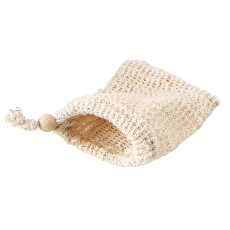 Natural Eco-friendly Soap Sack Sisal Ramie Cotton Mesh Soap Saver ...