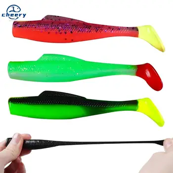 CHEERY 4.8g 6pcs TPR Plastic Floating Water Soft Bait Bionic Fresh Sea Trout Design New Color for Bass Fishing for Freshwater – Soft Lure – view 2