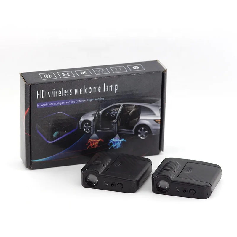 IR Car Shadow LED Welcome Light logo Projector Car Door logo Light Car Door Logo Projector
