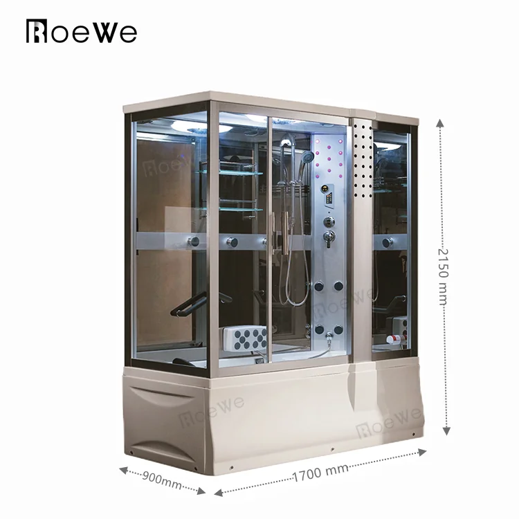 Design Bathroom Steam Shower Box With Massage Tub Whirlpool,Shower Room