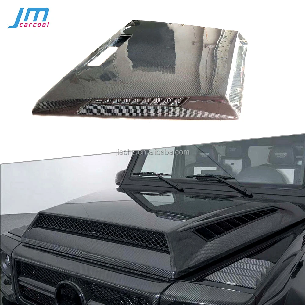 Suitable For MERCEDES G-Class W463 (1989-2017) Hood Bonnet G500 G550 G55 G63 Carbon Fiber B-Design