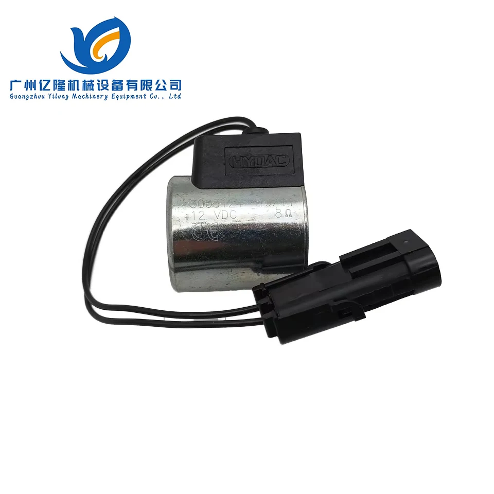 Excavator Safety Lock Rotating Solenoid Valve Coil 1008 12v for YC60 YC65 YC85 YC135 SY75