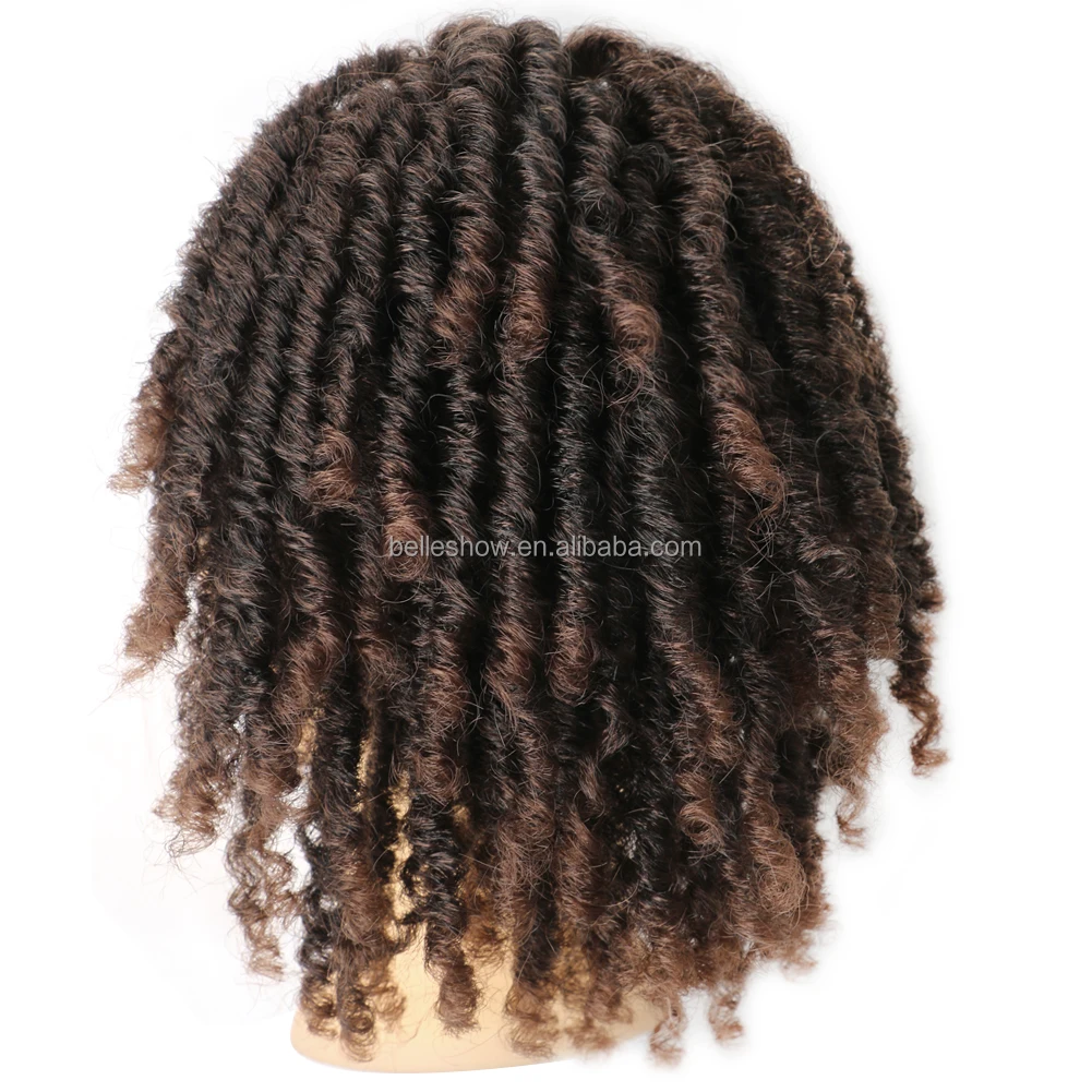 Black Dreadlock Curly Drawstring Ponytail Hair Extensions Dreadlock ...