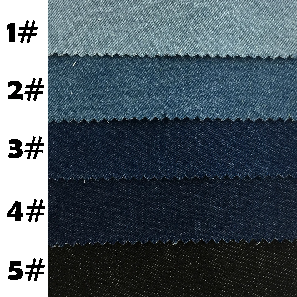 Stock Chinese Material 10oz Washed 100 Cotton Twill Yarn Dyed Denim