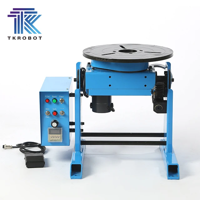 TKweld Automatic CNC Rotary Welding Positioner Multi-Functional 600kg Load Capacity CE Certified 650mm Table Diameter