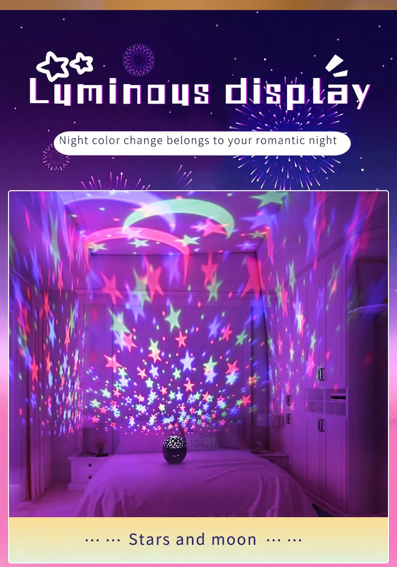 Led Projector Light Starry Sky Projector Lamp Blue