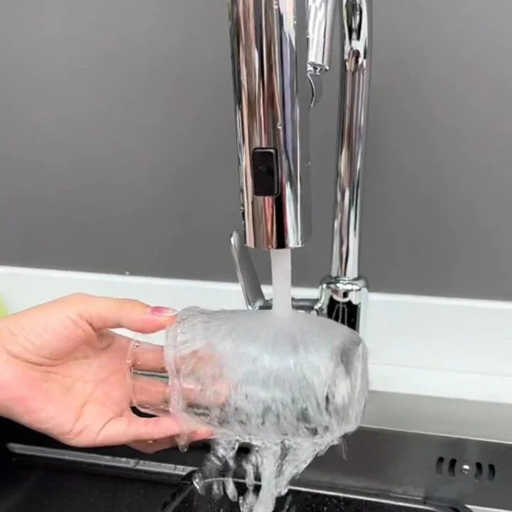 Feiyu Three Level Waterfall Universal Faucet Extension Device Vegetable Washing Splash Proof Device Rotatable Universal Jointbox
