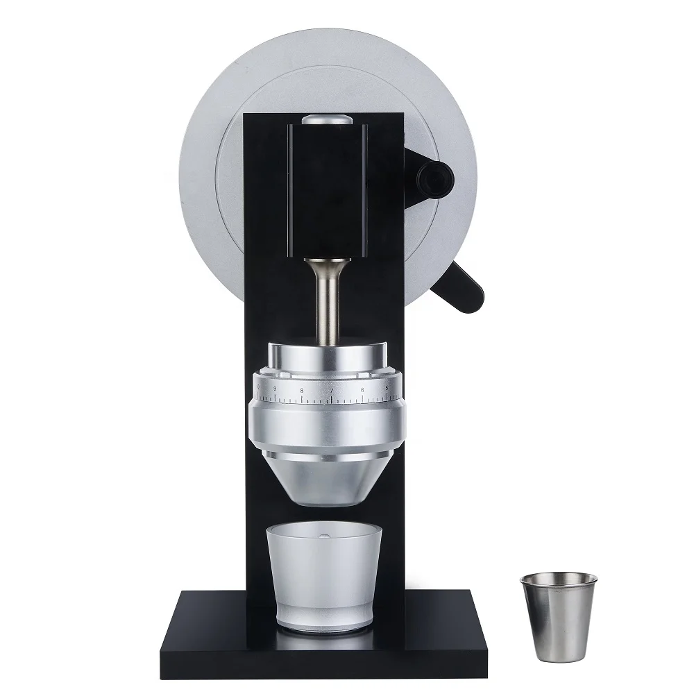 Professional Manual Coffee Grinder HG-1 83mm Conical Burr Hand Grinder Stainless Steel Burr Mill Heavy Duty Aluminum Grinder