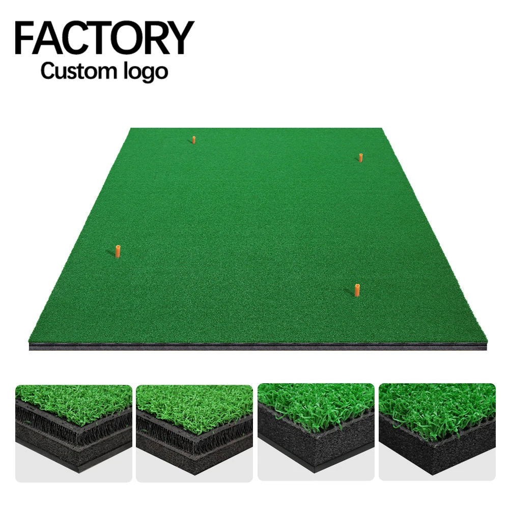 DJD001 3D Golf Practice Driving Range Mat Tee-up Golf Hitting Mat Essential Training Aids for Golfers
