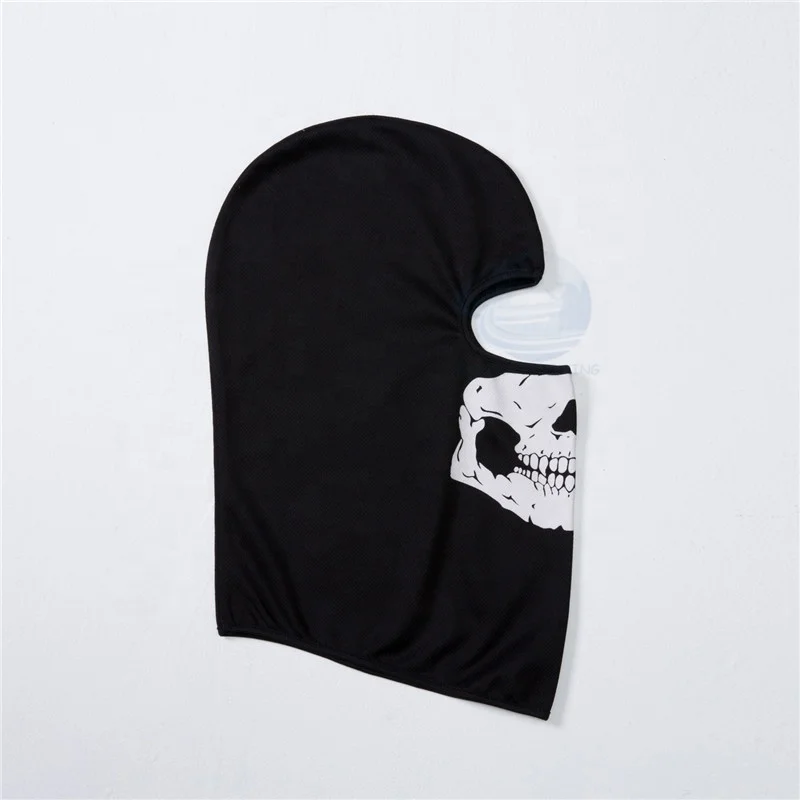 Multicolor Windproof Motorcycle Helmet Inner Black Men Full Face Ninja Ski Mask Custom Print Logo Polyester Balaclava