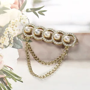 Wholesale High-quality Alloy BEE Pin Flower Brooch Pins Luxury Fashion Wedding Party Designer Creativity Full Rhinestone Gift