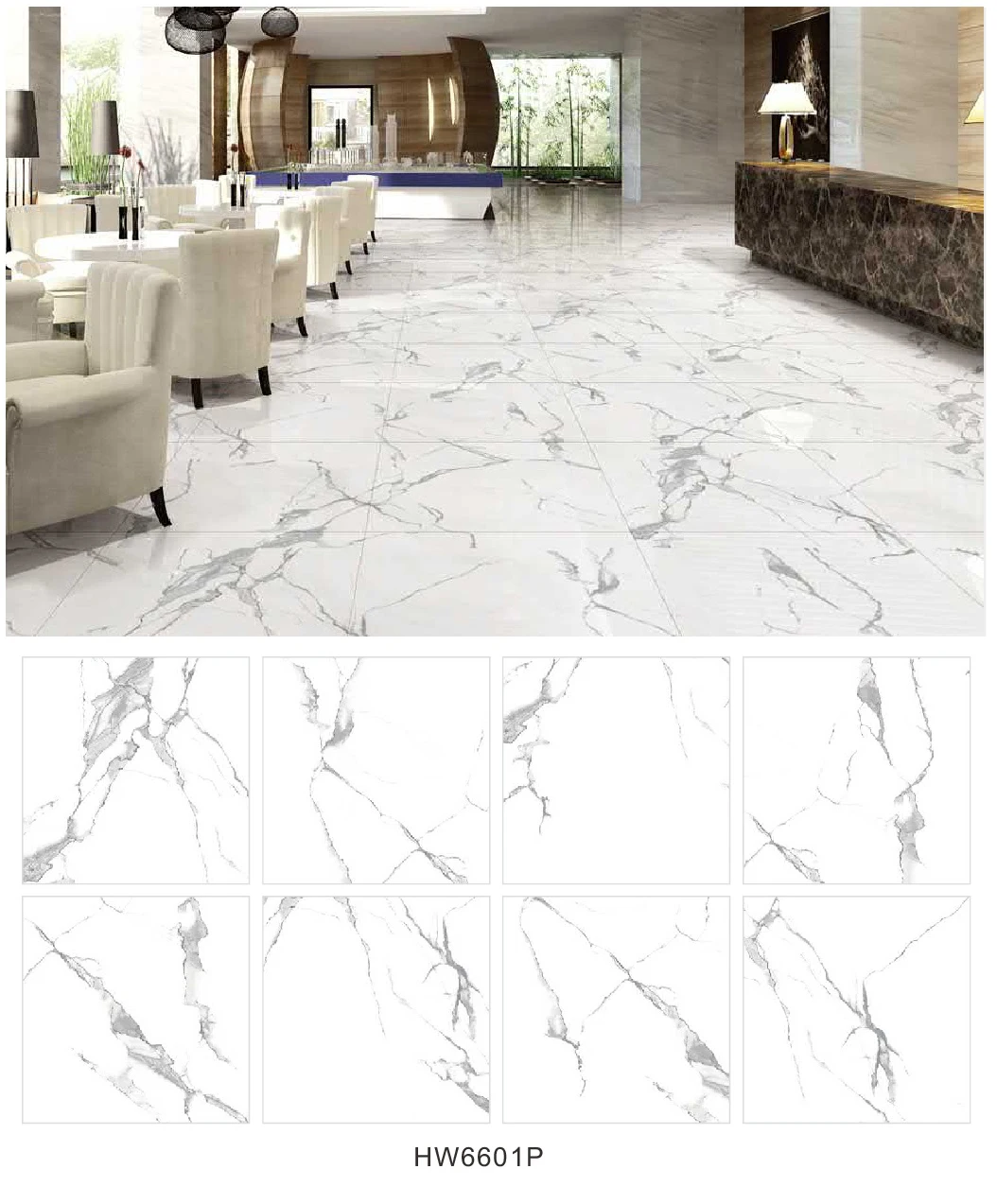 Modern Design Ivory Pure White Porcelanato Ceramic Floor Tile 60x60 ...