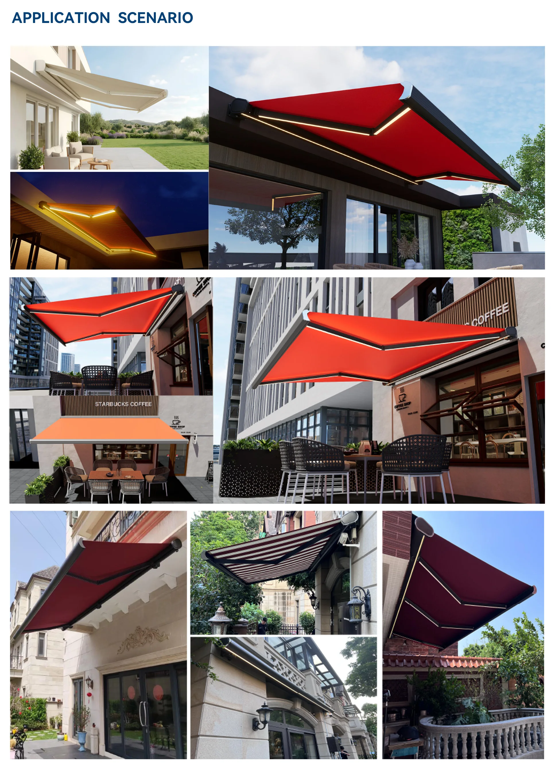 retractable awning for outdoor（11）