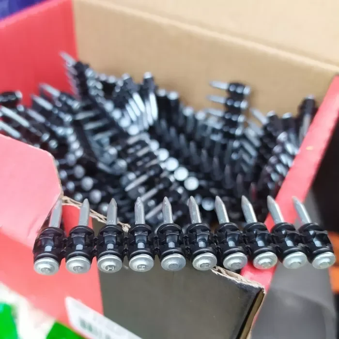 BX3 Concrete Nails HC6 Step Shank Bullet Point for Russia Market 2.6/3.0*22/25/27/32/38 mm Drive Pins