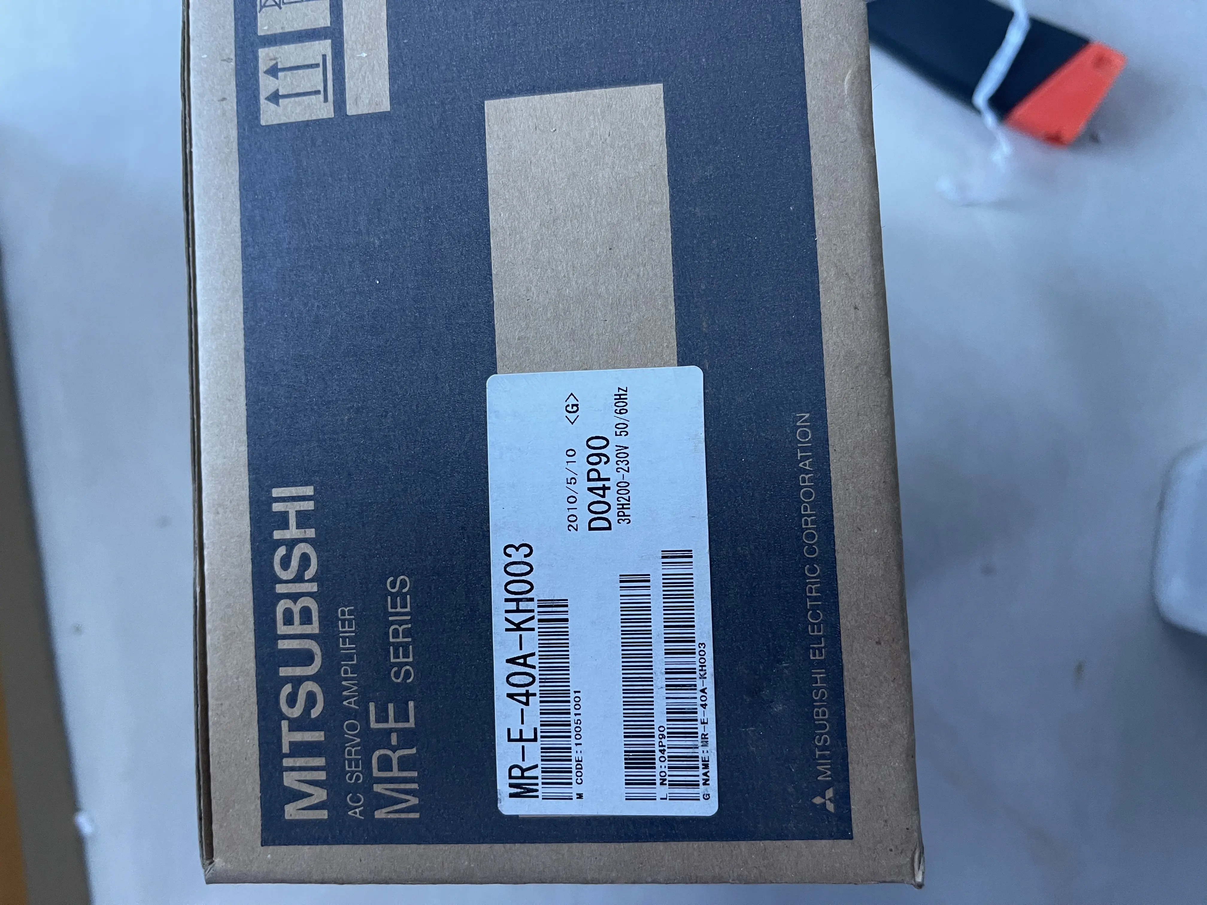 Mitsubishi AC Servo Amplifier MR-E-40A-KH003 Mitsubishi AC Servo Amplifier MR-E-40A-KH003