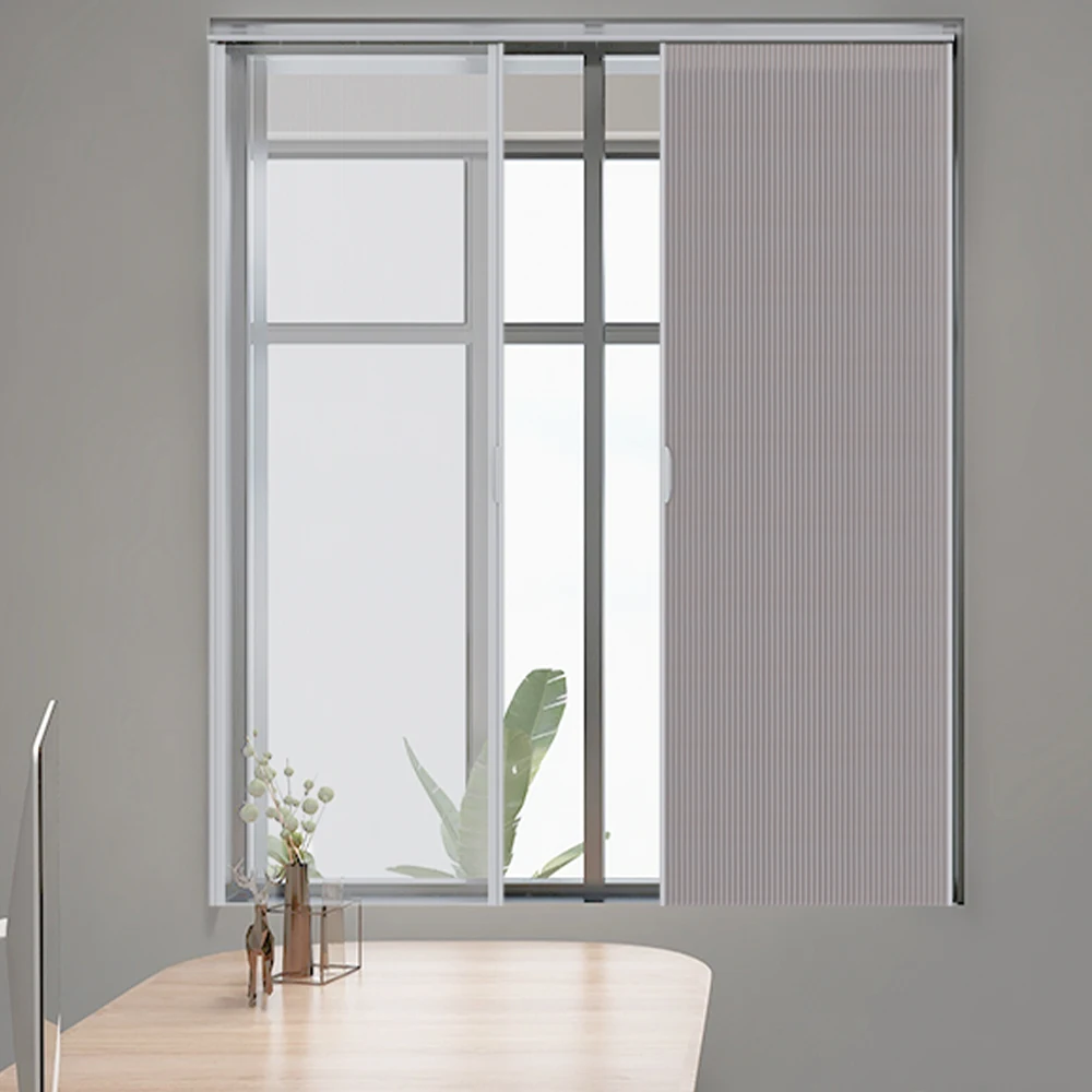 100% Blackout Blind Screen Dual Cellular Shade Honeycomb Vertical Blinds  Sliding Door Folding Screen Vertical Cellular Shade