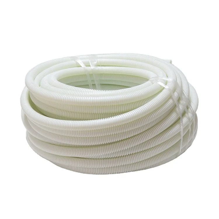 25mmD Flexible PVC Cable Conduit Pipe Electrical Corrugated Conduit 25m  Roll.