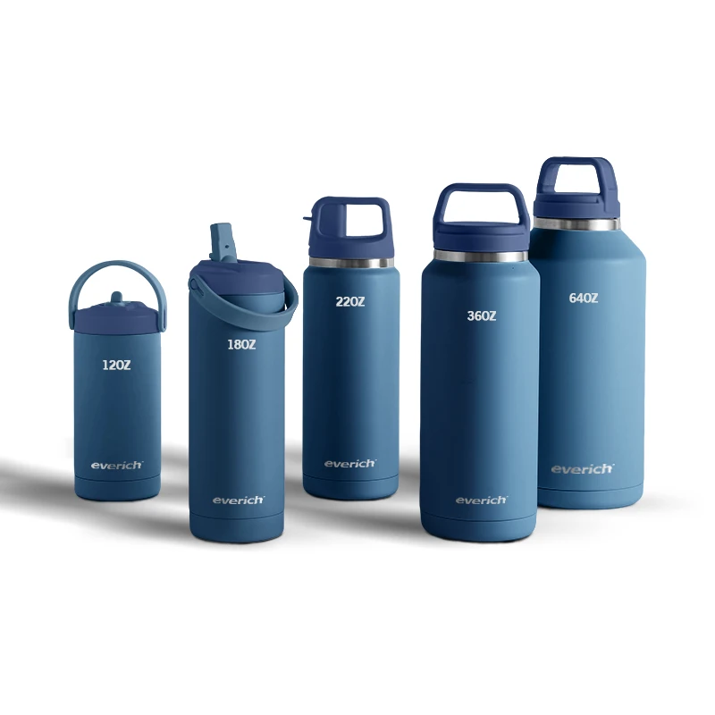 Buy Wholesale China Stainless Steel Water Bottle With Straw Lid