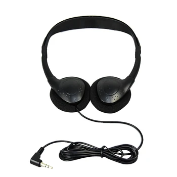 Low-cost Cheapest Earphones Disposable Headphone for Bus Train Plane One Time Use
