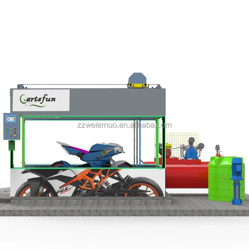High Pressure 360 Touchless Automatic Motorcycle Washing Machine Motorcycle Wash Machine Automatic