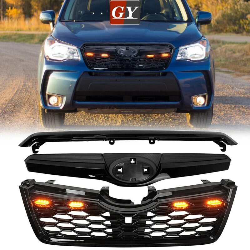 ABS STI STYLEフロントグリルメッシュキットW. スバル13-18
