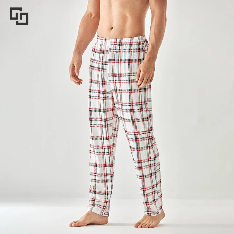 Hot Sale Classic Customized Sleep Bottom Men's Cotton Wholesale Plaid