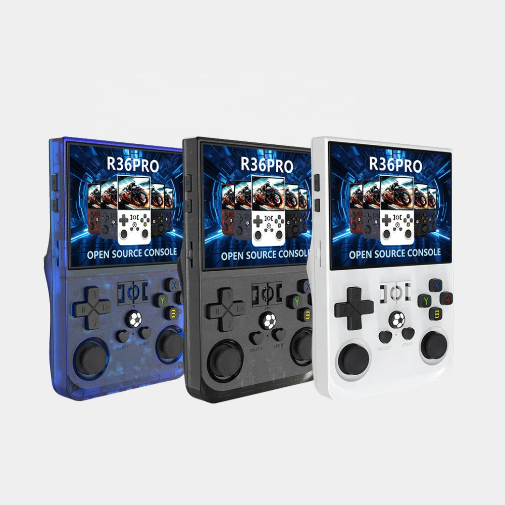 Open Source R36 Pro Handheld Retro Game Console - Enjoy 10000