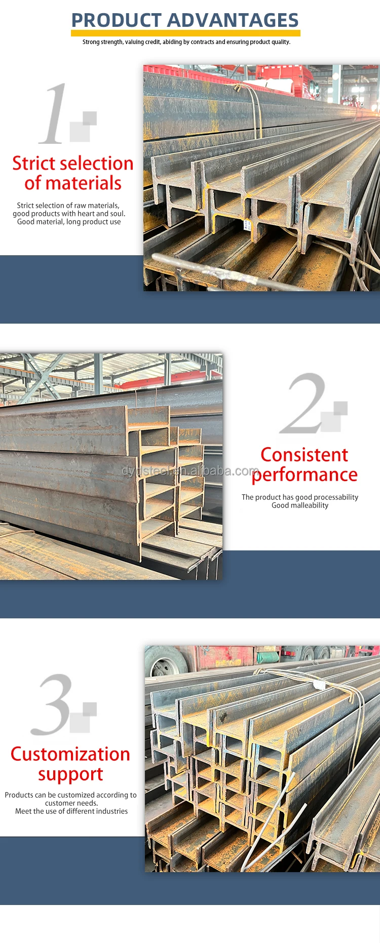 H Shape Steel Structure Column Beam Steel Hbeam Price/structural Steel