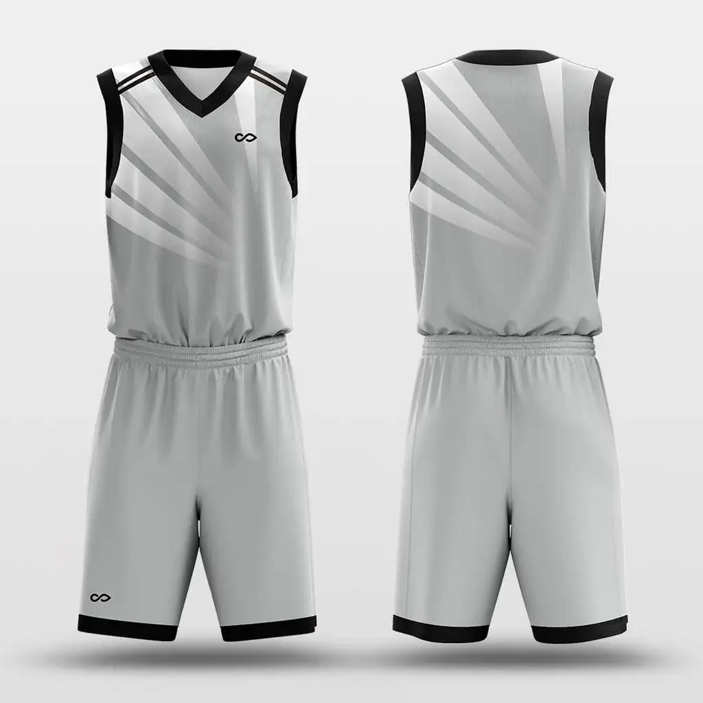 New Design Color Men Basketball Uniform Jersey Set Youth Basketball