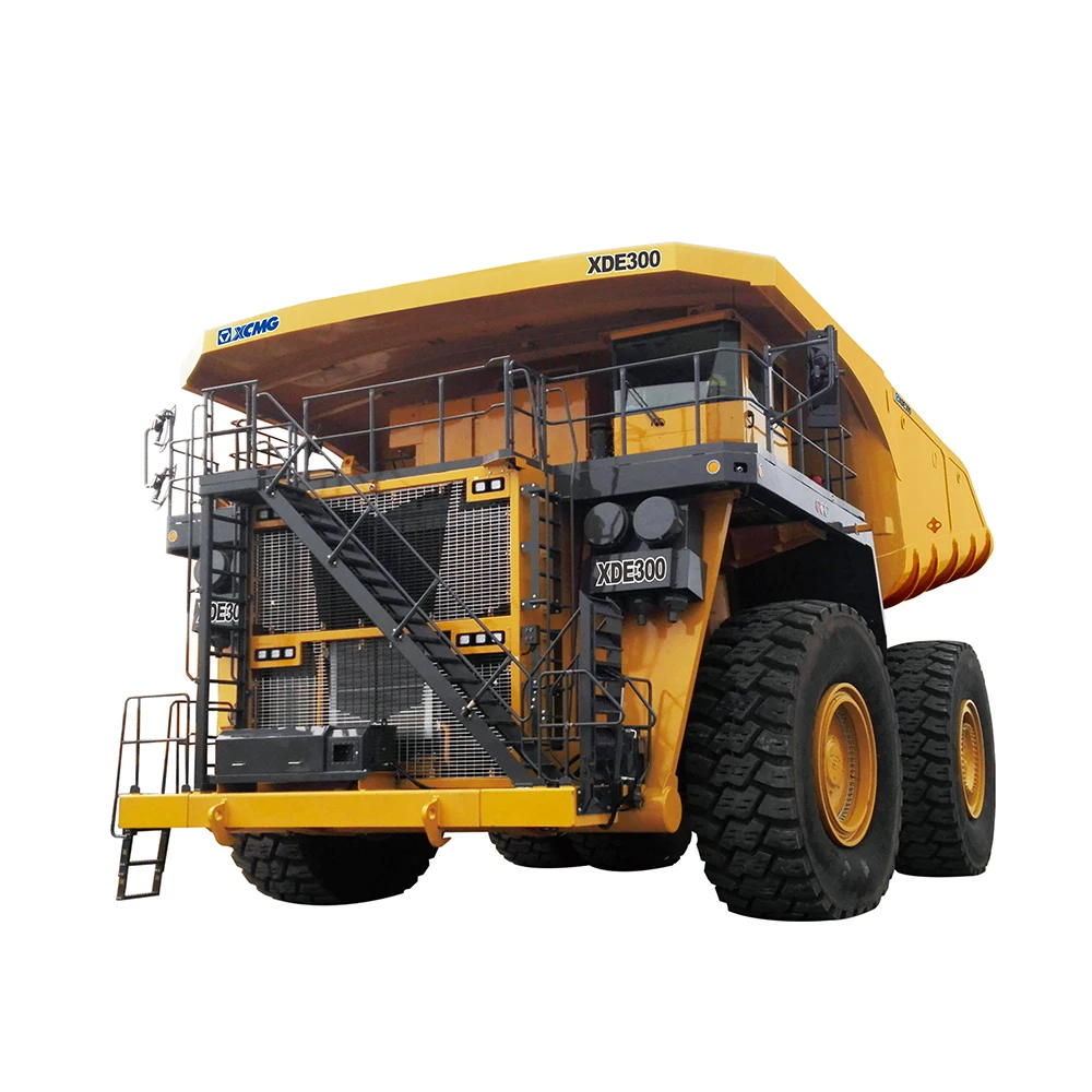 new gold mining electric driver dump truck xde300 300 ton for