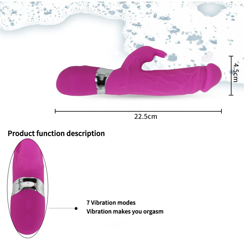 Chất Liệu Silicon Cao Cấp Chống Thấm Nước Lớn Dương Vật Giả Máy Rung Nữ Điểm G Âm Vật Kích Thích Thỏ Dương Vật Giả Máy Mát Xa