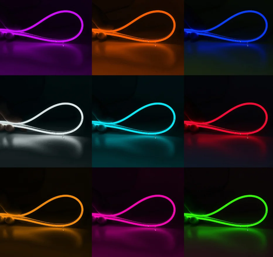 RGB RGBIC SMD 5050 Colorful 5V 12V 24V 2800k-6500k Cob Led Strip Lights ...