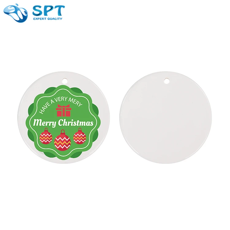 
 Новый дизайн, сублимационные керамические изделия, рождественские украшения, украшения на заказ  