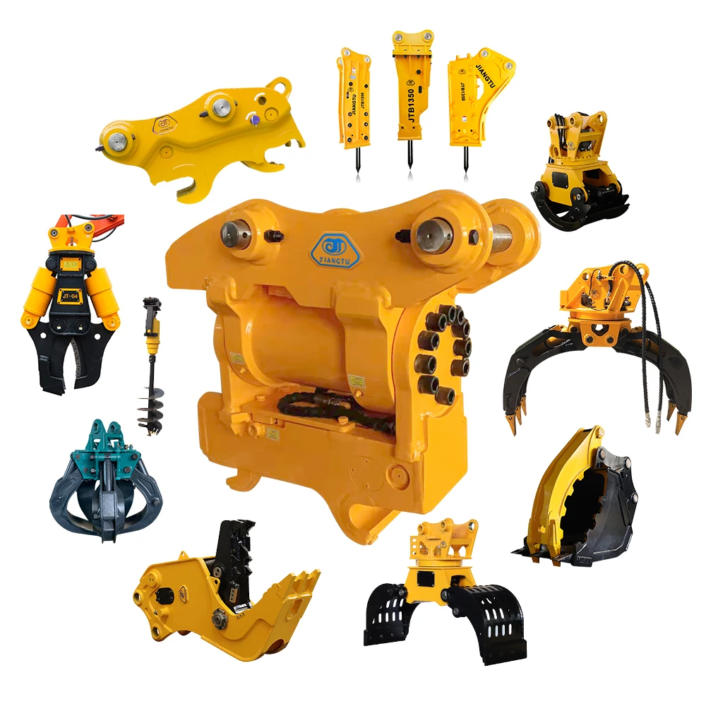 Excavator Universal Quick Hitch Tilt Rotators Quick Coupler Tilt and Rotating Quick Hitch Excavator Tilt Rotator 4-30Ton