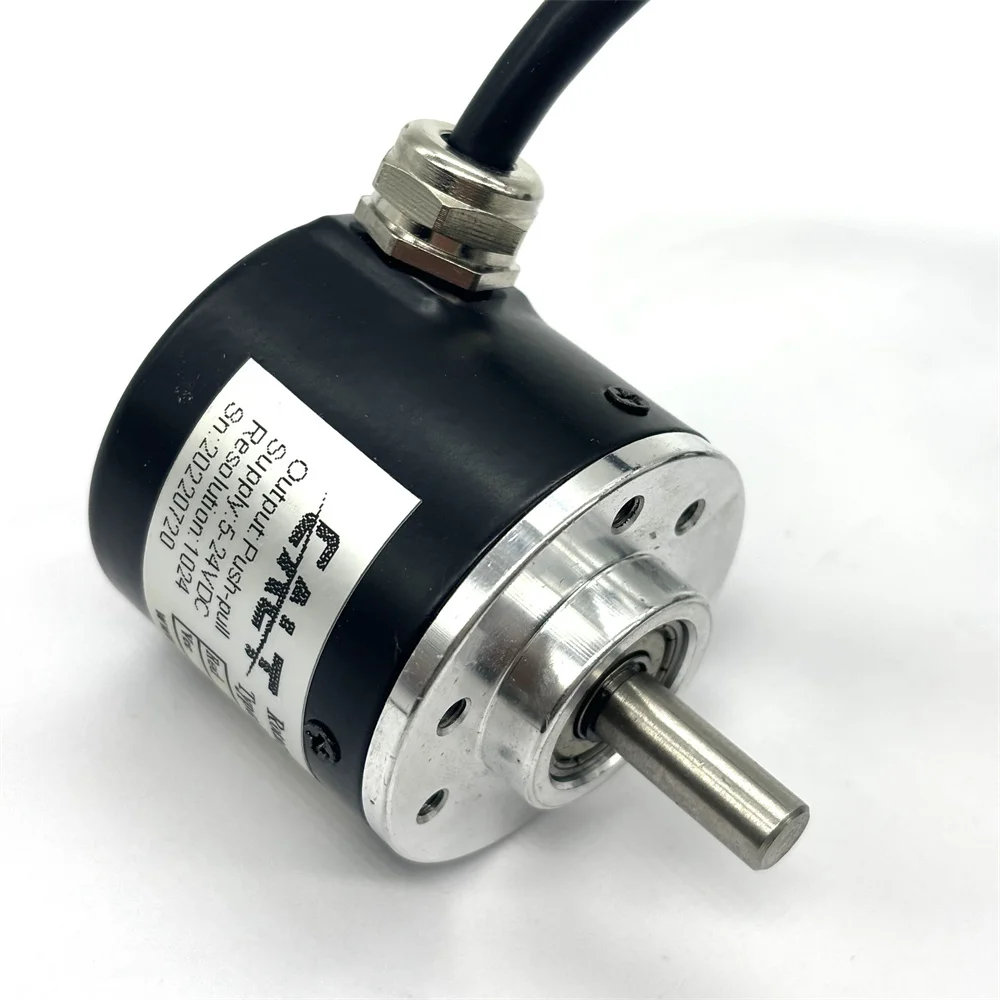 ES38 38mm Incremental Rotary Encoder, 6mm Shaft, 5V/5-26V, 100