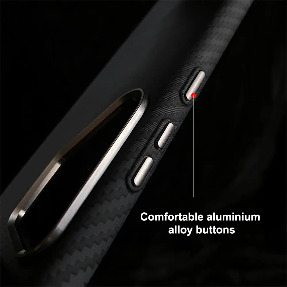 Laudtec LX83 carbon fiber phone case with Heat dissipation anti-wear anti drop anti fingerprint For Samsung S24 Ultra